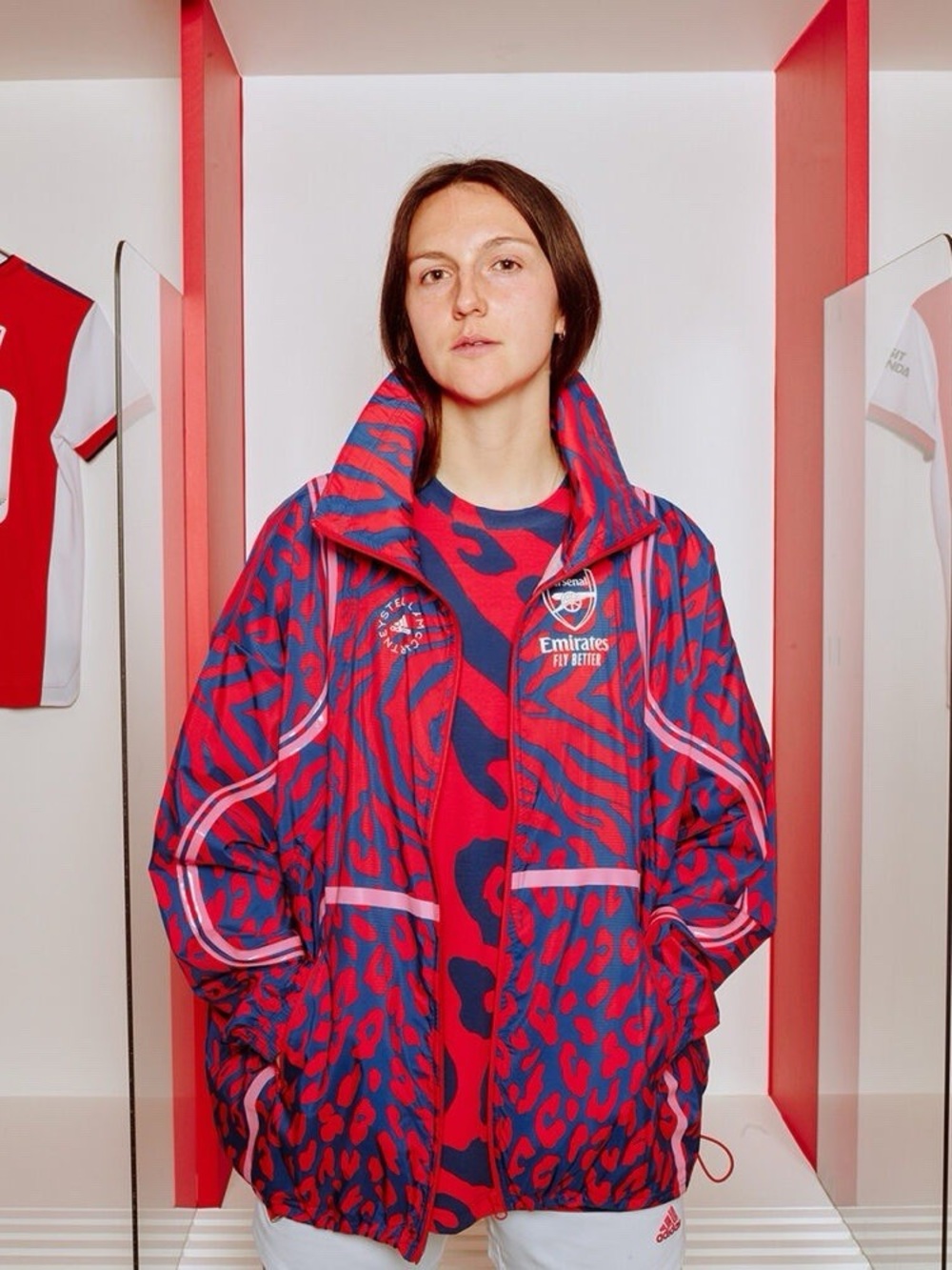 ARSENAL FC X ADIDAS BY STELLA MCCARTNEY WOVEN JACKET - Picture 3 of 11